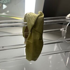 Olive Green Hair Scrunchie